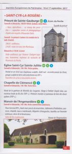 journées du patrimoine Saint-Cyr
