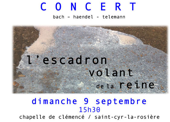 concert à Clémencé 9 septembre