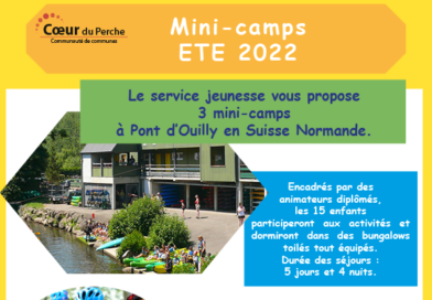 Mini camps de vacances pour l’été 2022