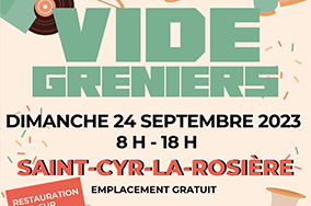 Vide-greniers à Saint Cyr dimanche 24 septembre