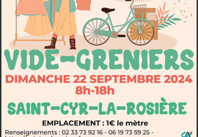 Le vide-greniers de Saint-Cyr, c’est dimanche 22 septembre